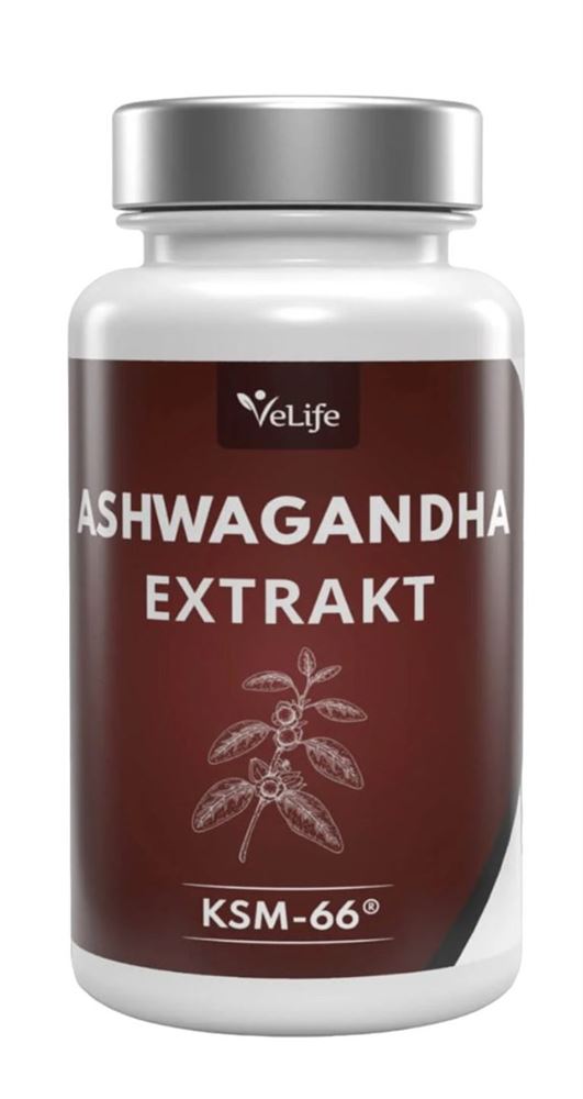 VELIFE Ashwagandha Extrakt KSM-66 Tabl Ds 120 Stk