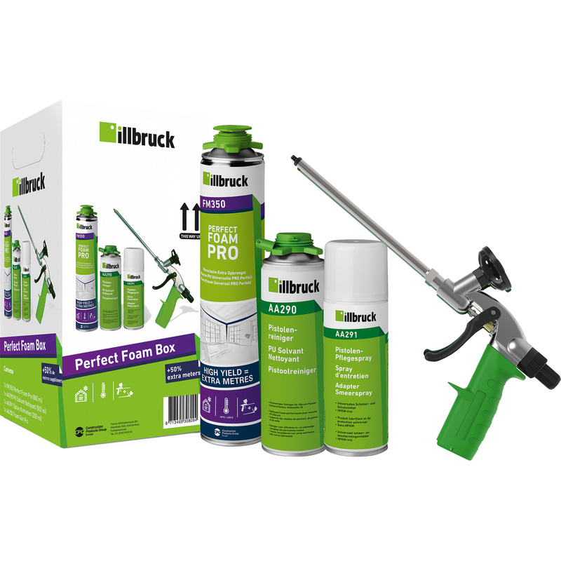 Illbruck FM350 PERFECT FOAM PRO startersbox pistoolschuim 7x 880ml