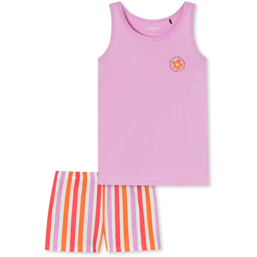 Schiesser Pyjama Organic Cotton rosa