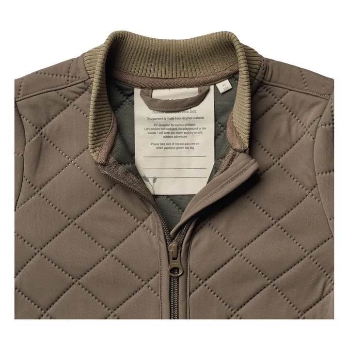 Wheat Veste Matelassée Matières Recyclées Loui | Chocolat