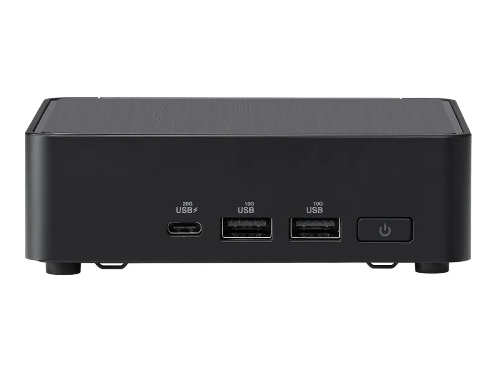 ASUS NUC 14 Pro RNUC14RVKI300002I - Barebone - mini PC 1 x Core 3 100U / op til 4.7 GHz - RAM 0 GB - Intel Graphics - IEEE 802.11ax (Wi-Fi 6E), Gigabit Ethernet, 2.5 Gigabit Ethernet, Bluetooth 5.3 - sort