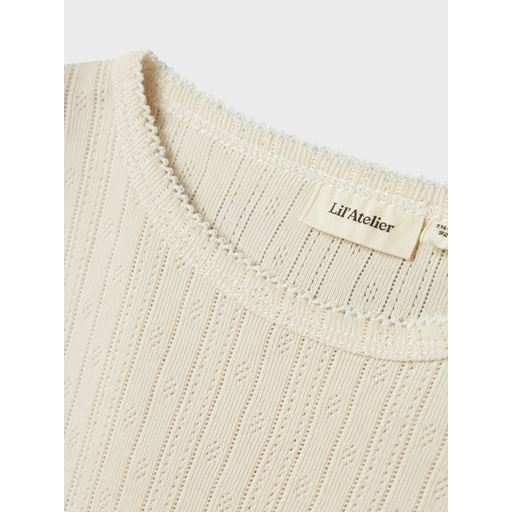 Lil' Atelier Rachel Langærmet T-shirt, Turtledove, 122-128 cm