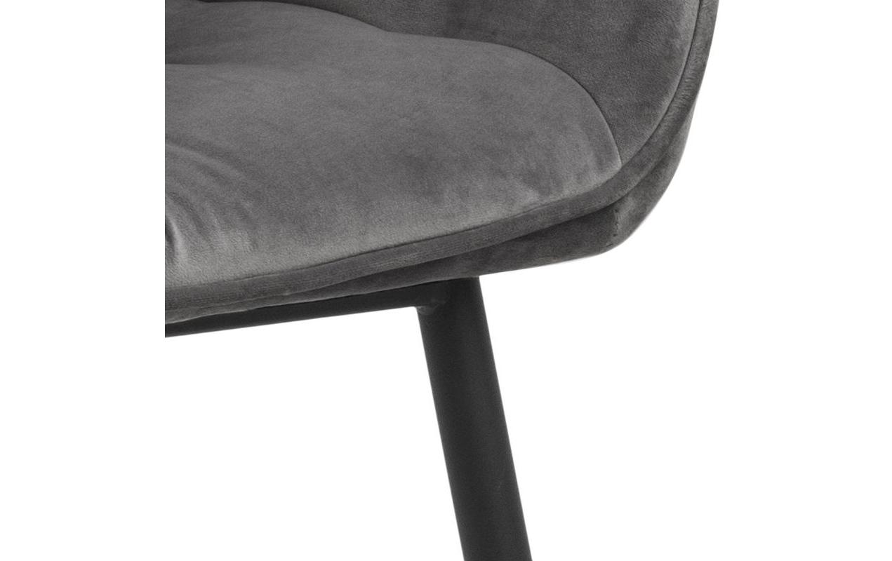 Stuhl Brooke, 2 Stück Dark Grey<br>Esszimmerstühle mit Armlehne