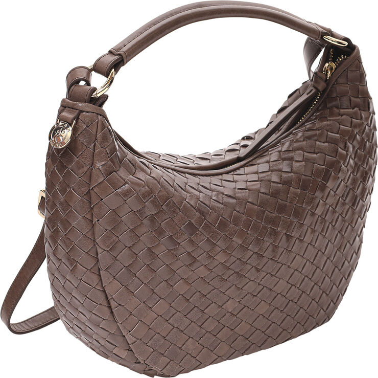 ADAX Salerno shoulder bag Marlin Taupe