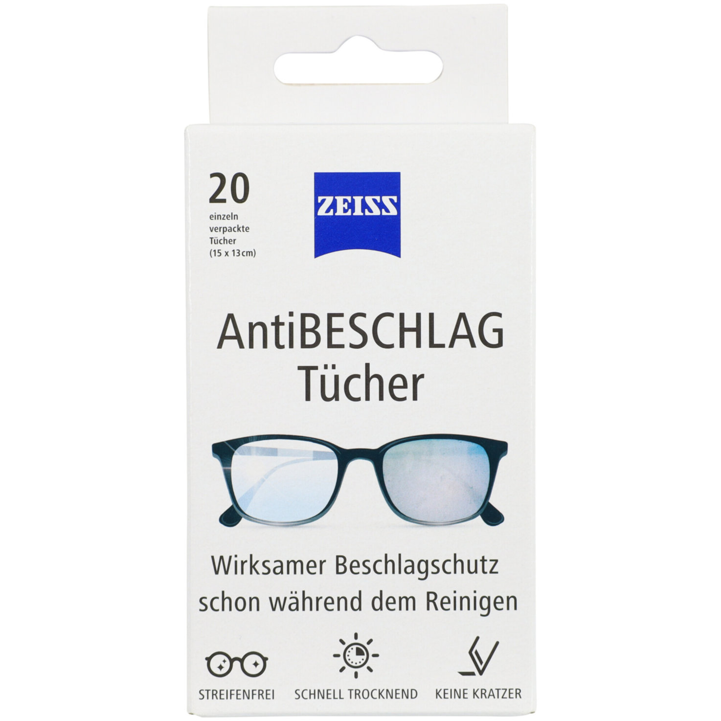 Zeiss Antibeschlag Tücher
