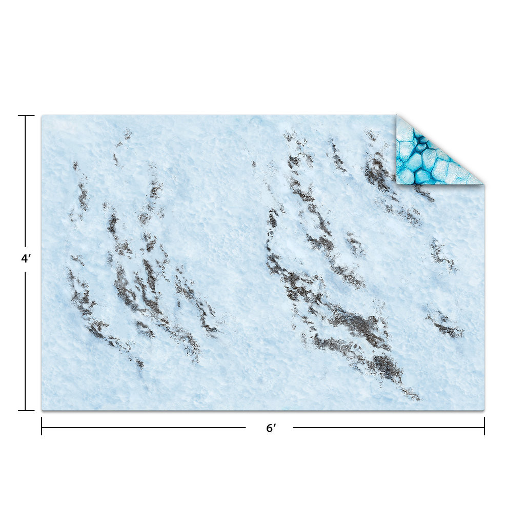 Tapis de jeu 180x120 cm - Ice Floe / Frozen Tundra
