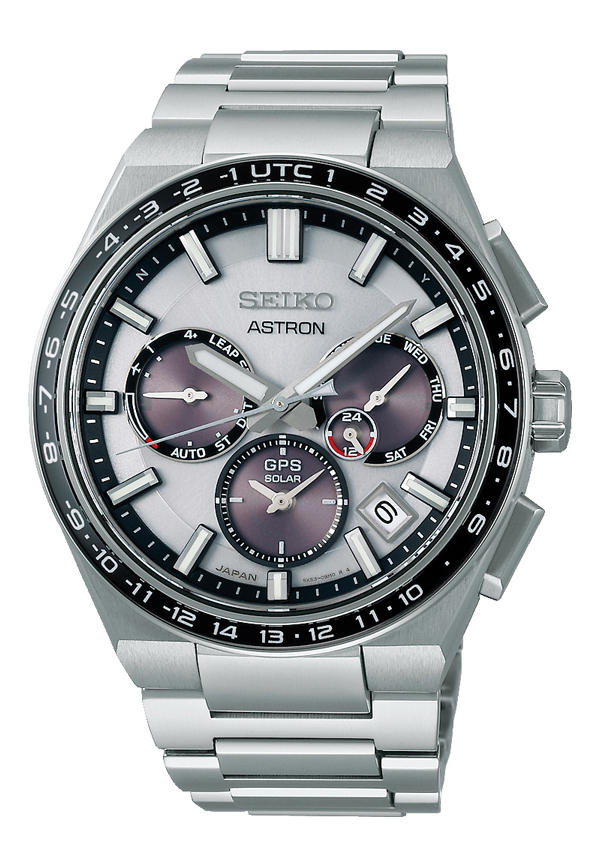 Seiko Astron GPS Solar Herrenuhr Silber SSH107J1