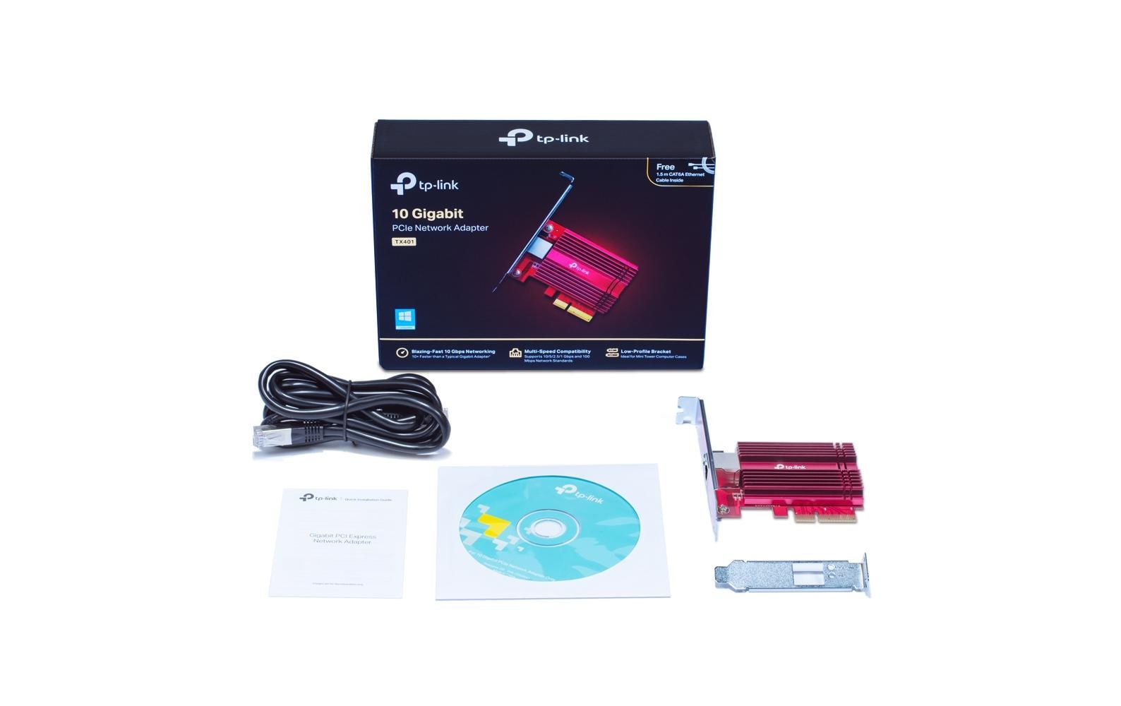 Netzwerkkarte TX401 10Gbps PCI-Express x410 Gigabit PCI Express Netzwerk Adapter