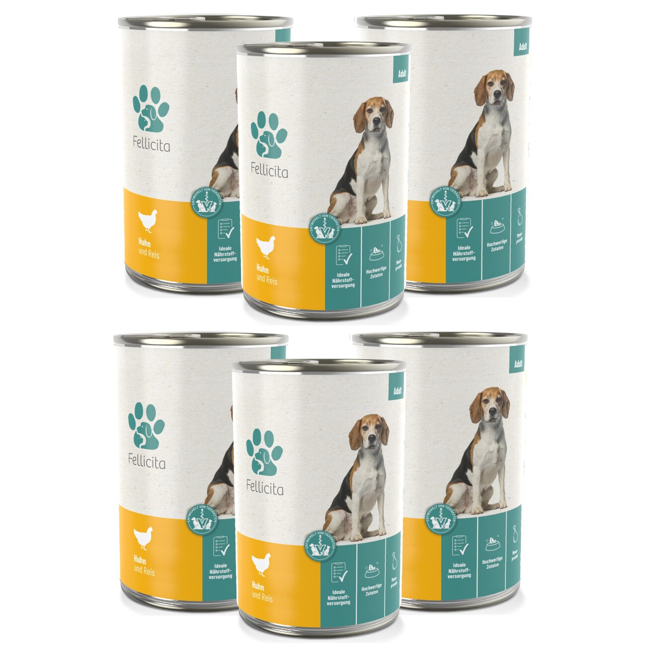 Fellicita Huhn & Reis 6x 400g