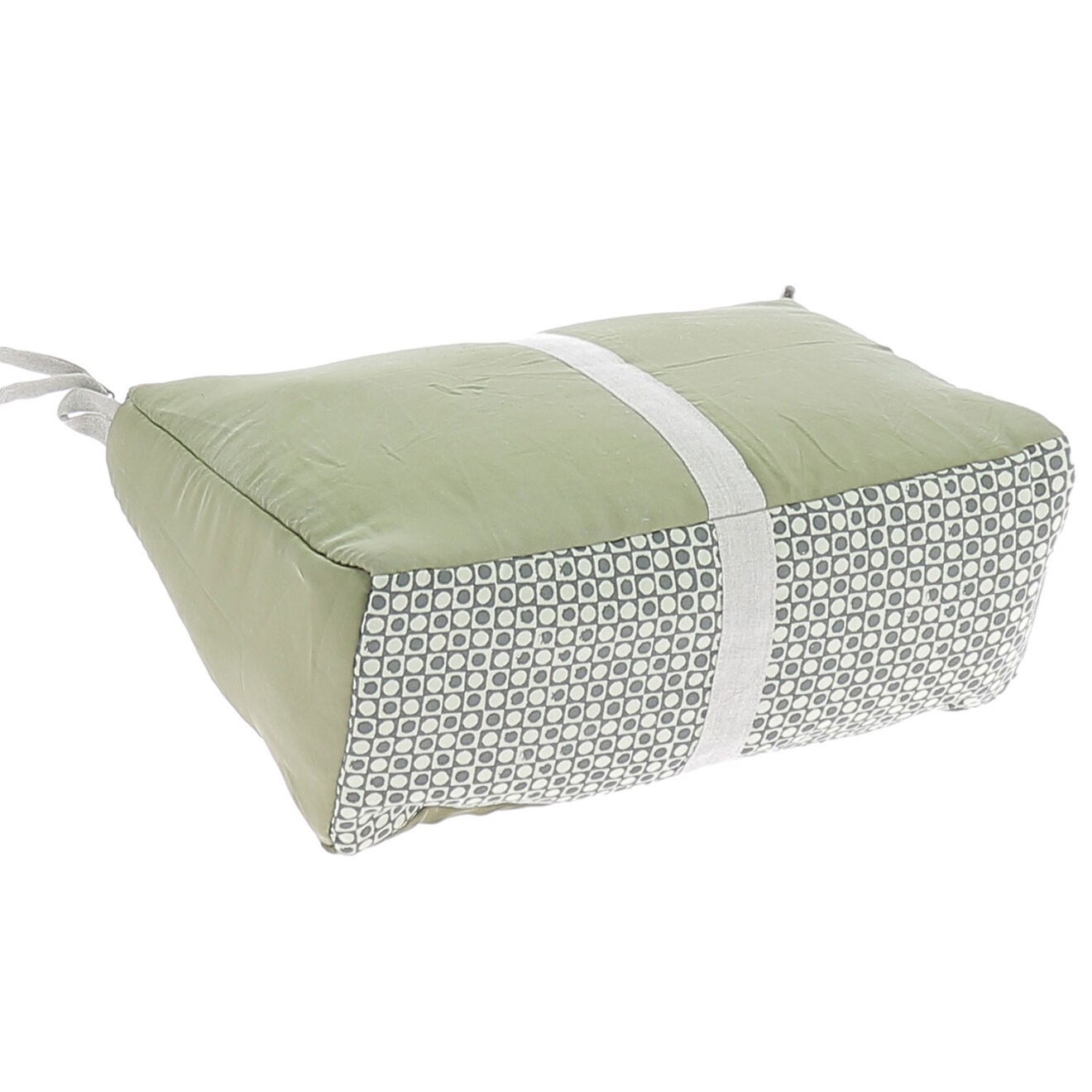 En Fil d'Indienne Trousse de toilette Soie kaki - 18x26x12 cm