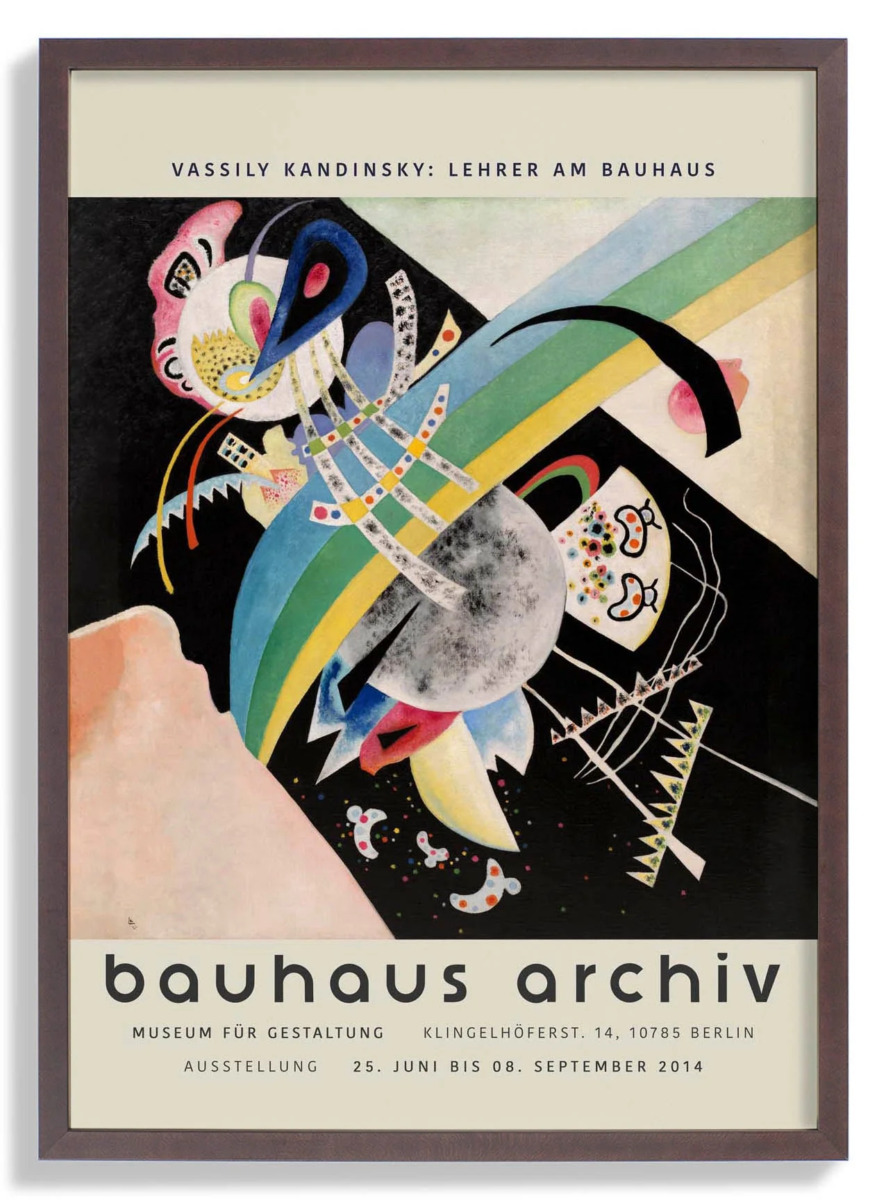 Kreise auf Schwarz von Wassily Kandinsky Ausstellung