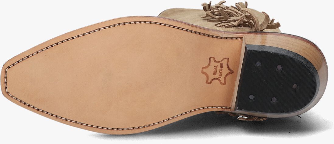 BOOTSTOCK beige bootstock cowboylaarzen ruffle high shaft women