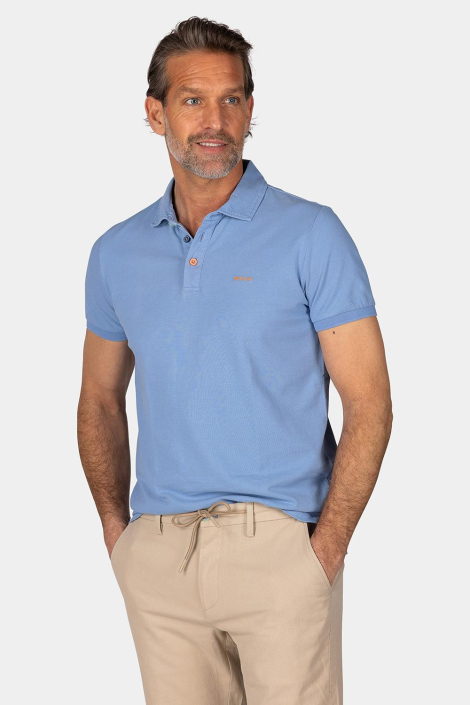 NZA blauwe heren polo