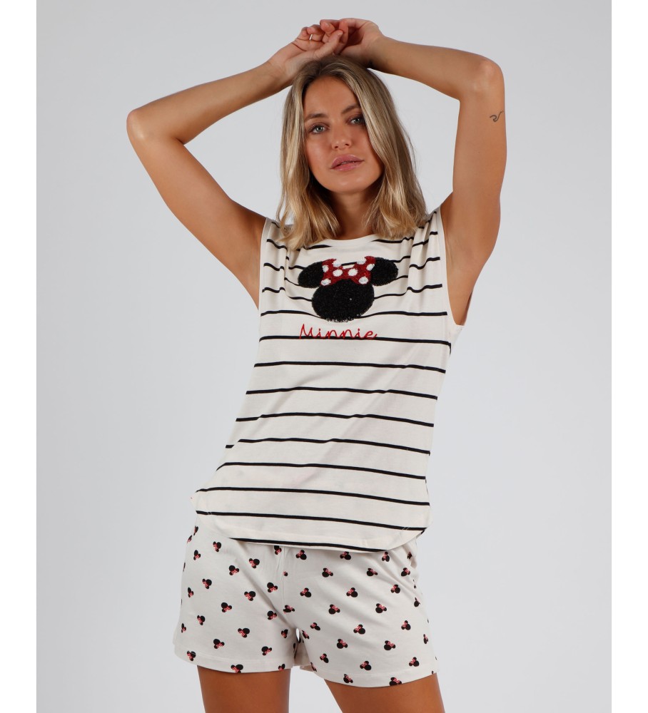 Disney Pijama Manga Cada Minnie Sequins