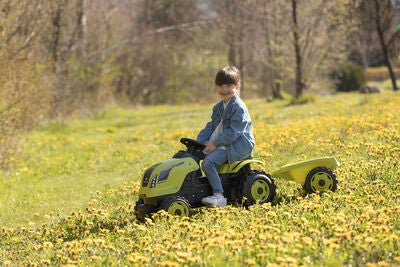 Smoby  Farmer Traktor XL + Tilhenger, Grønn