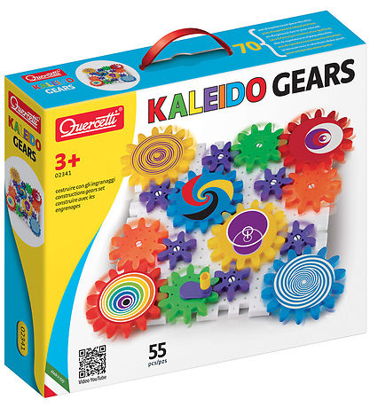 Quercetti Bausatz - Kaleido Gears - 55 Teile - 2341
