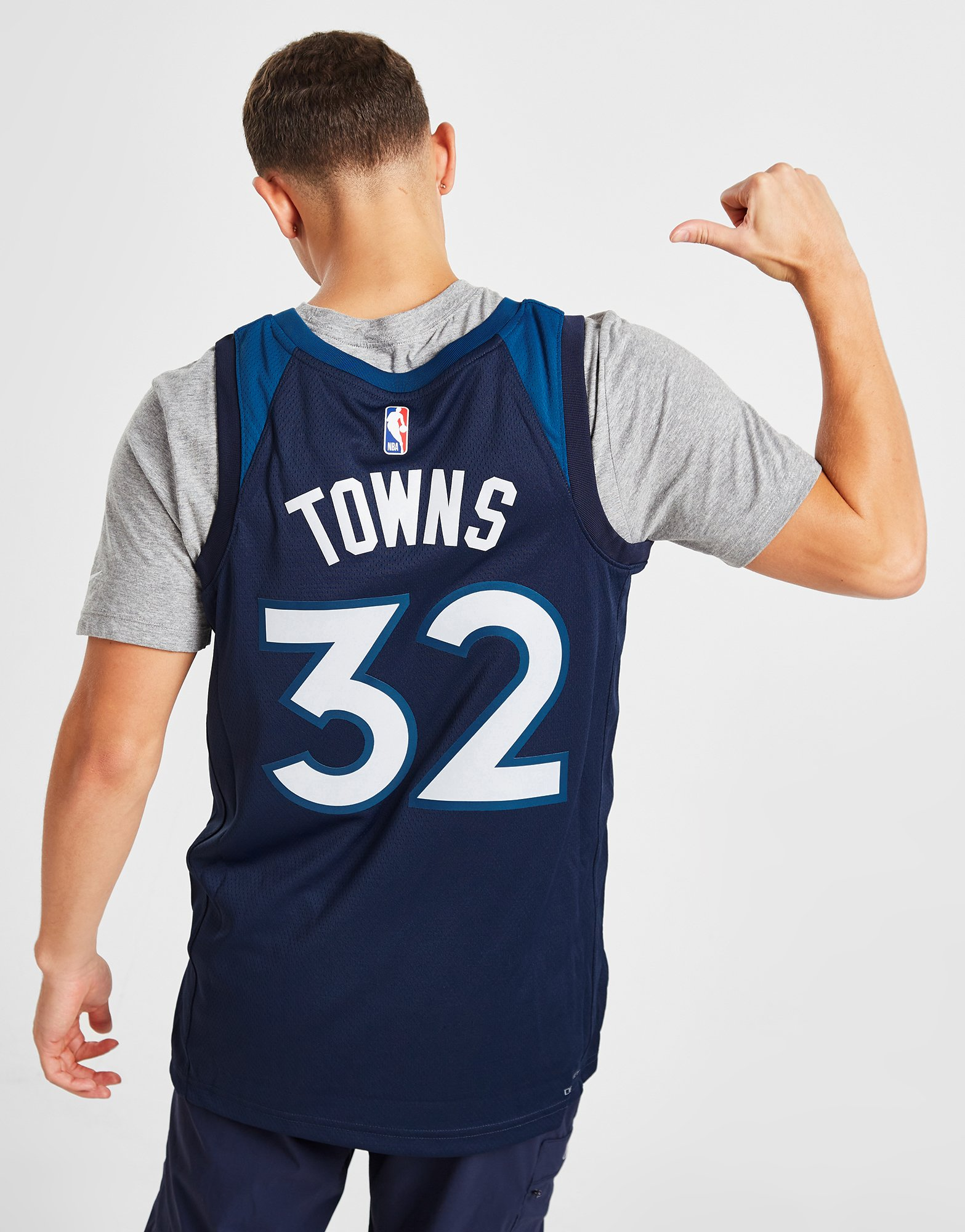 Nike Maillot NBA Minnesota Timberwolves Towns #32 SM Homme
