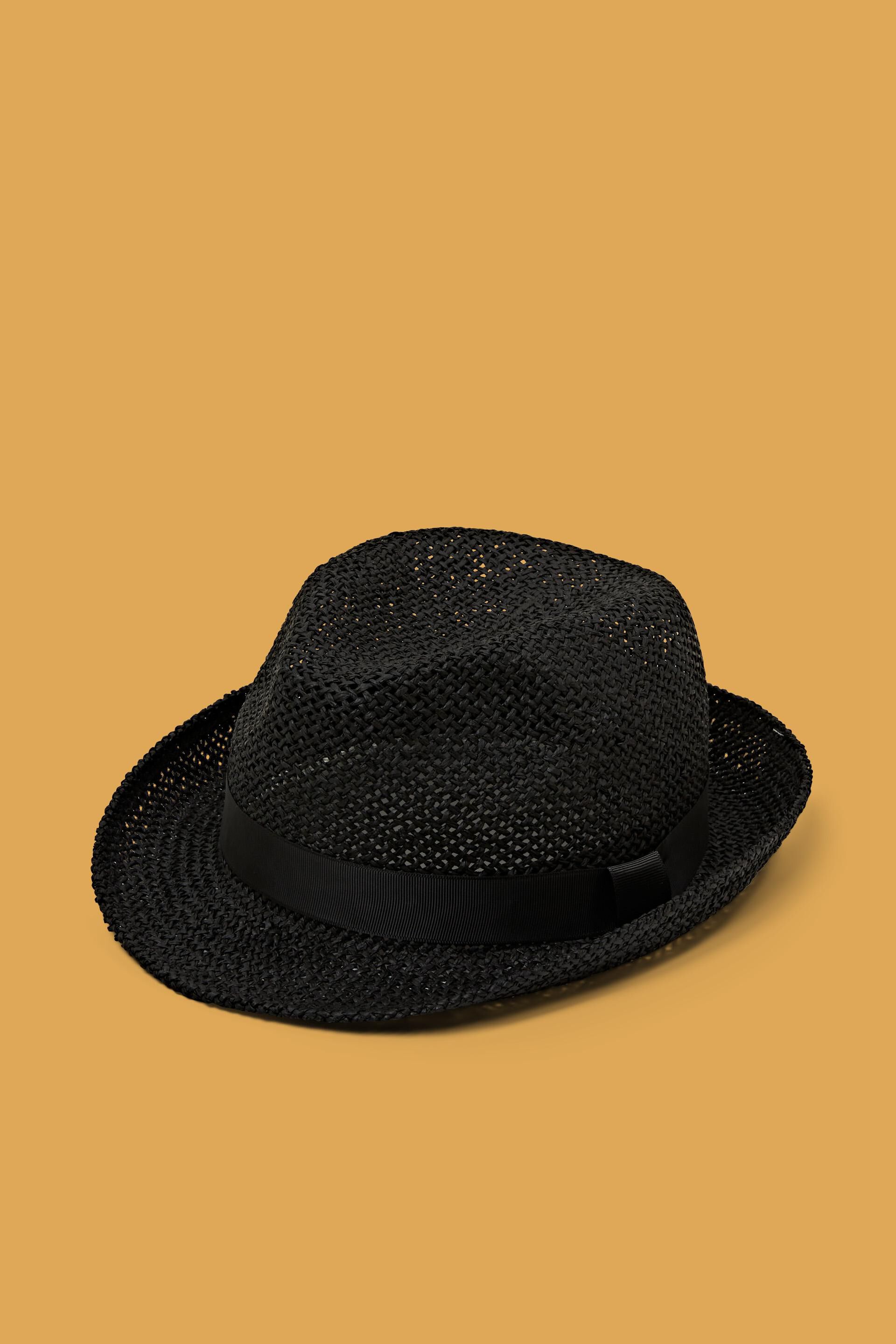 Chapeau trilby tissé