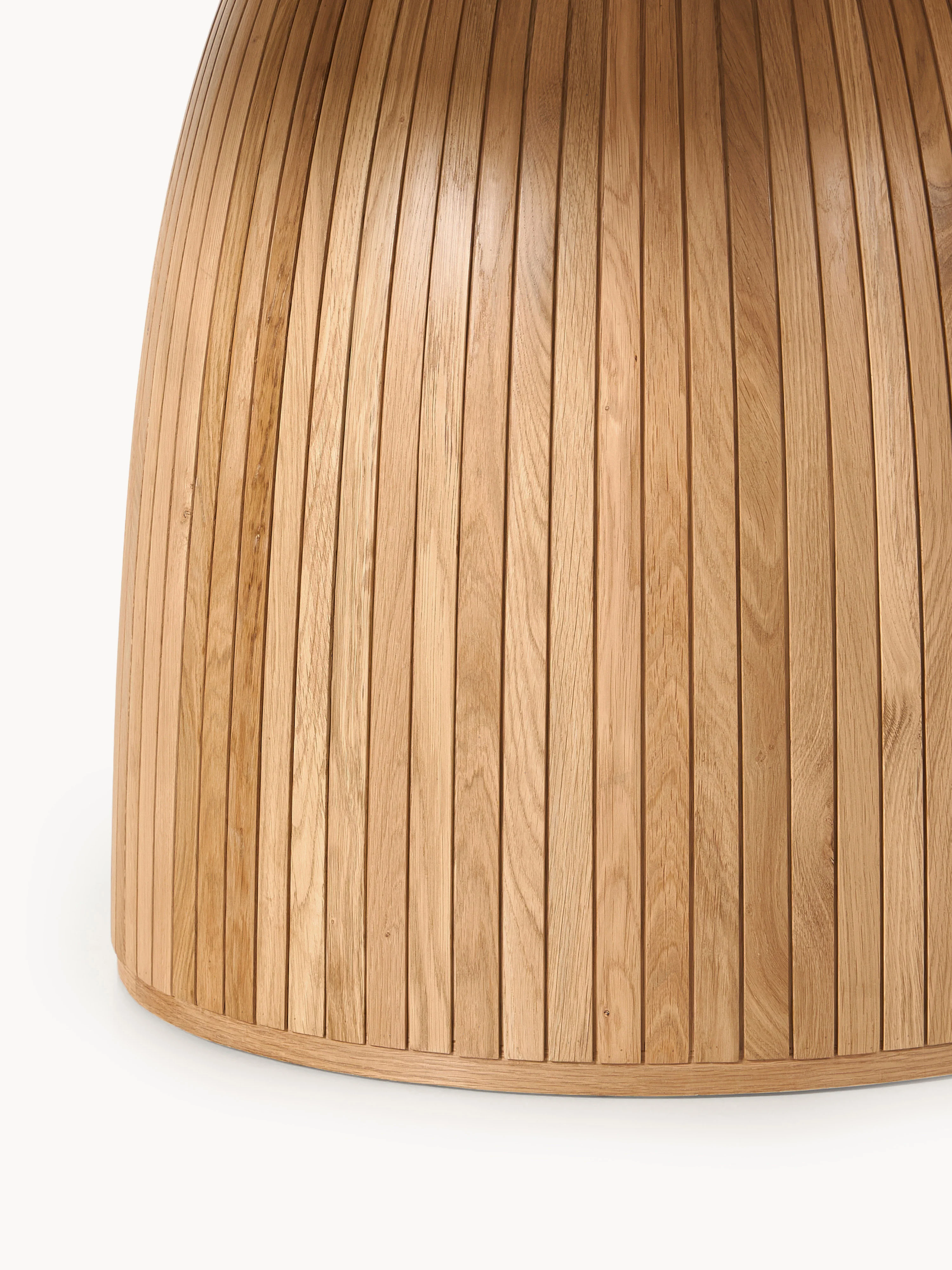 Ronde eettafel Nelly met groefstructuur, verschillende formaten