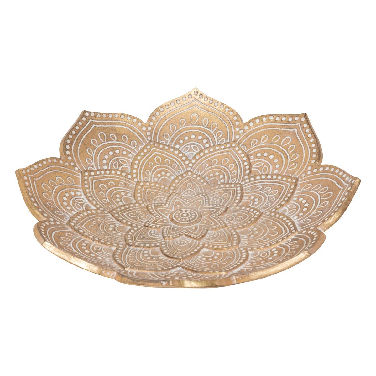 COUPELLE RESINE OASIS DORE D.29.5CM