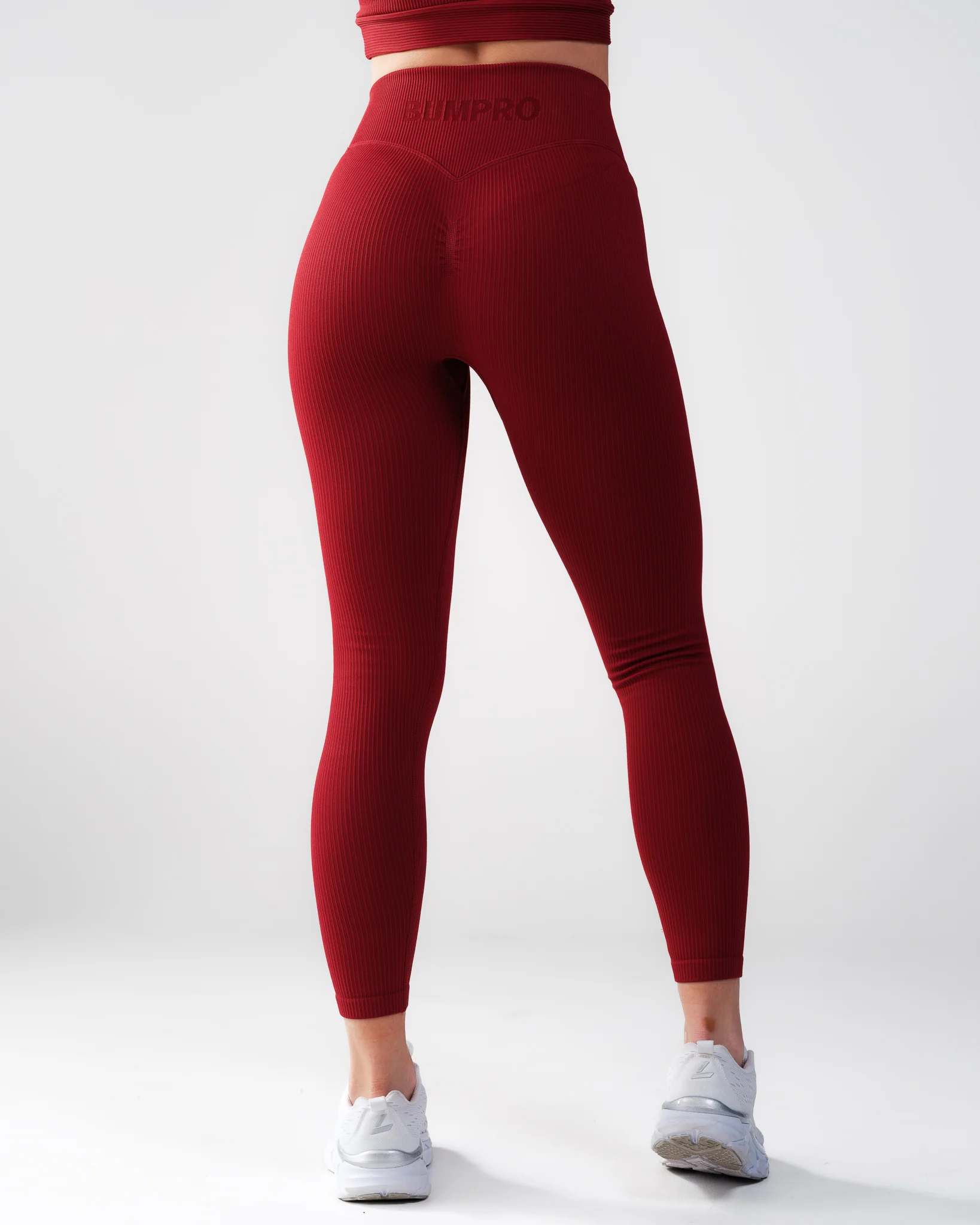 Bumpro Perfect Rib Scrunchie Tights Wine