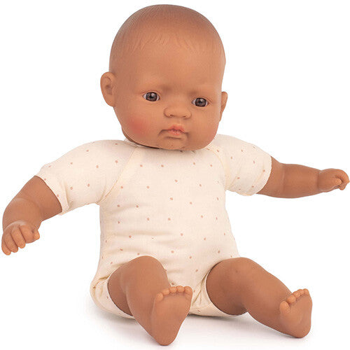 Miniland babypop latin met zacht lijfje - 32 cm