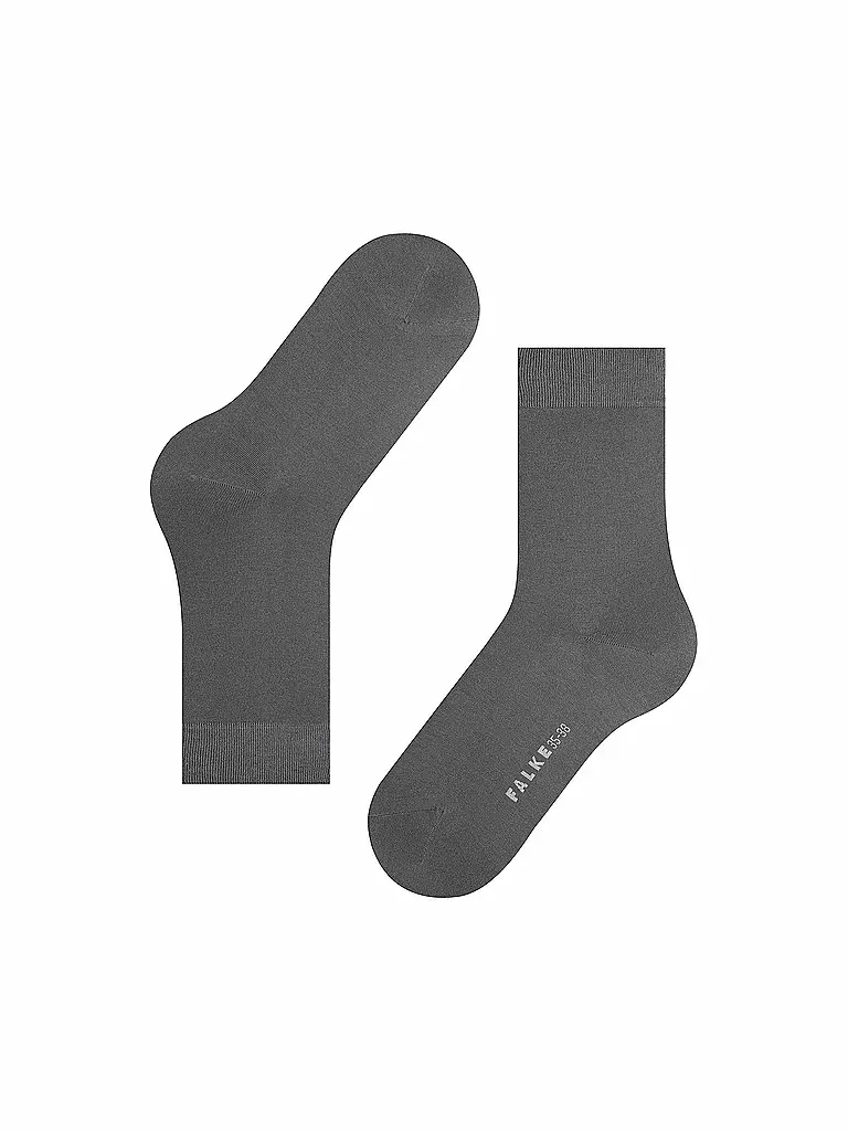 FALKE Socken COTTON TOUCH platinium grau