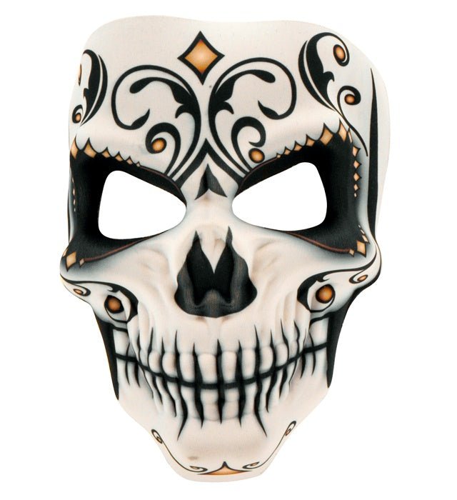 Dia De Los Muertos Masker Zwart Wit