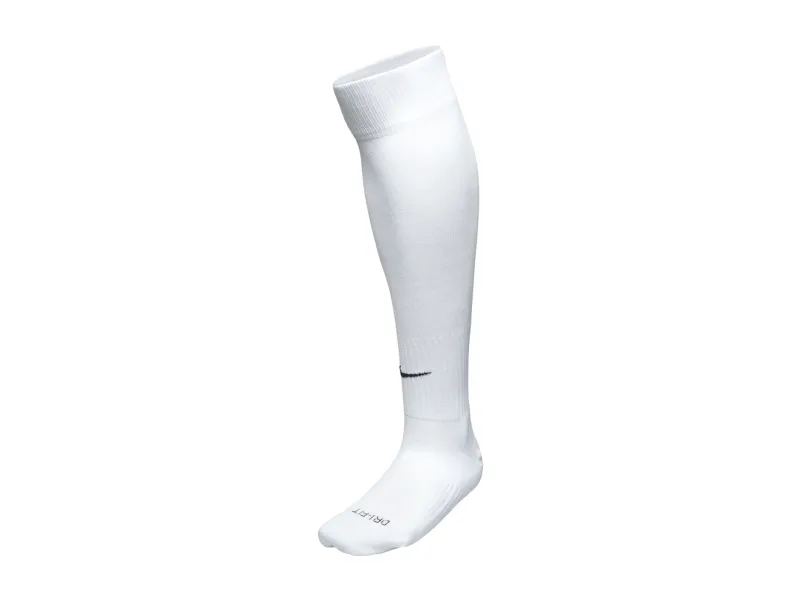 Nike Classic II, Knæsokker, Hvid, Voksen, Unisex, M, Nylon, Polyester, Elastan