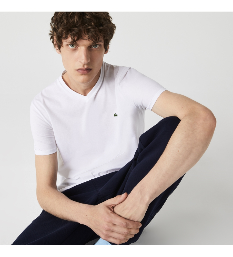 Camiseta Lacoste Pima Branca