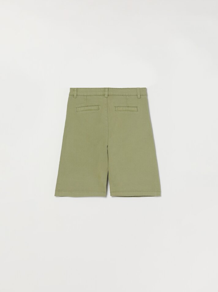Bermuda chino stretch - Verde Petróleo