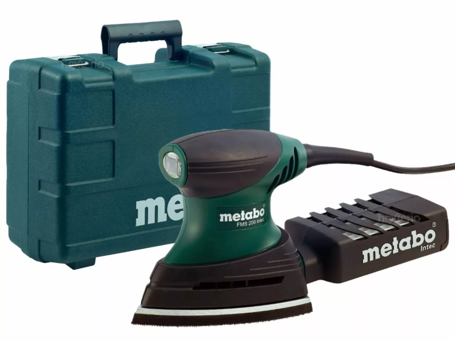 Metabo FMS 200 Intec handpalm schuurmachine in koffer - 200W - 150x100mm