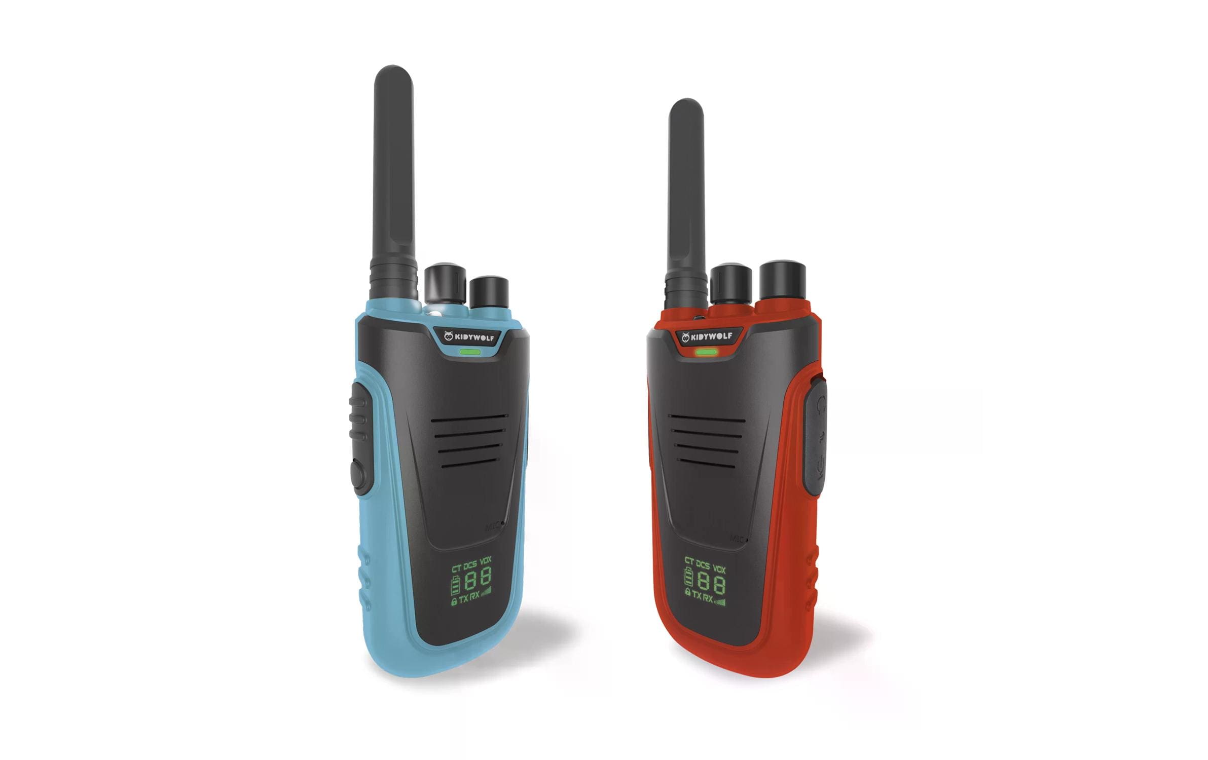 Walkie-Talkies mit Taschenlampe blau/rotFunkgeräte für Kinder