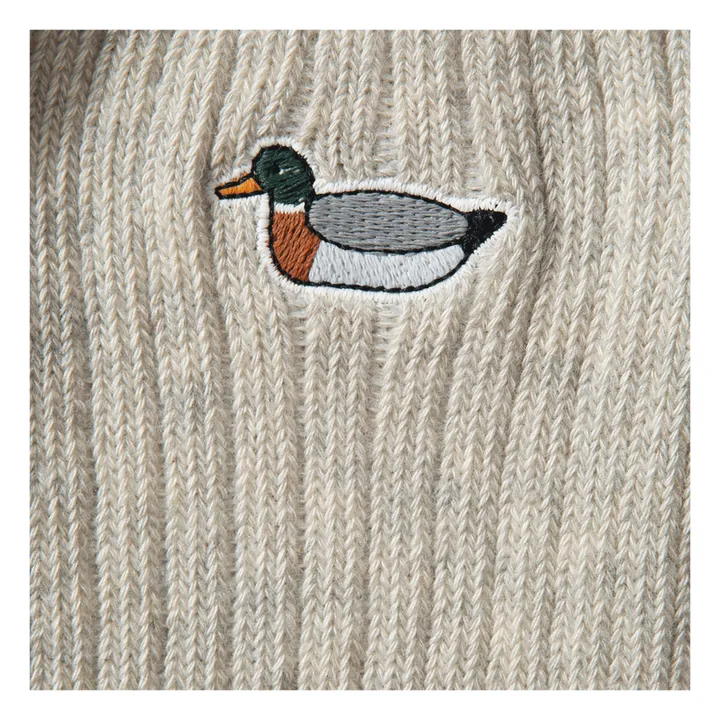 Edmmond Studios Chaussettes Duck | Beige chiné