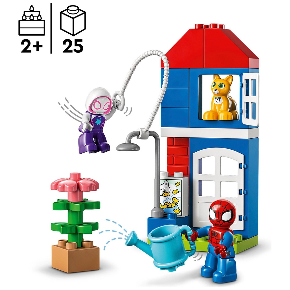 LEGO DUPLO 10995 Marvel Spider-Mans Haus Bauspielzeug