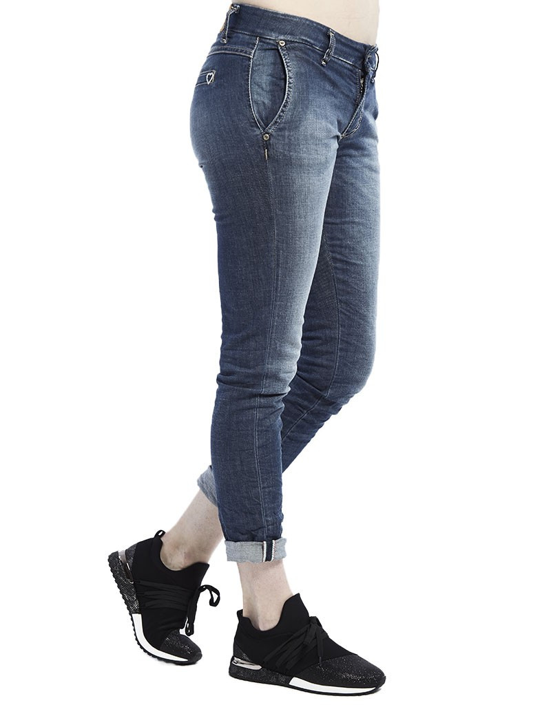 PLEASE CHINO JEAN DENIM FEMME