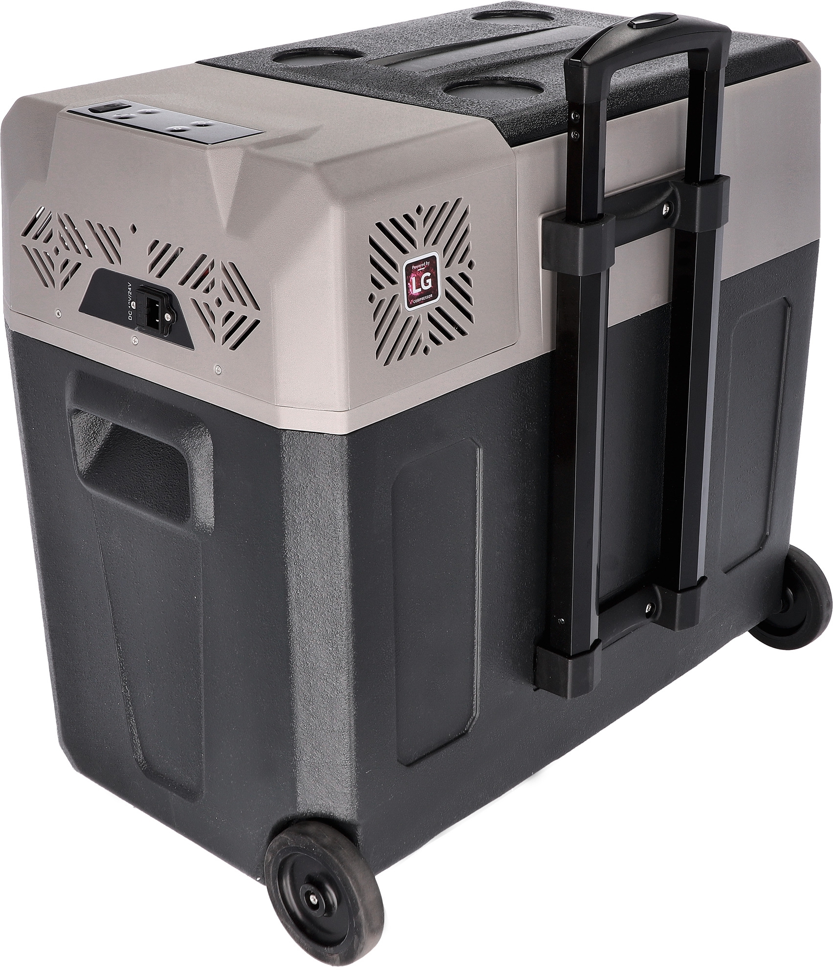 Berger B50-T Kompressor Kühlbox mit Rollen 12/24/230V 49 Liter
