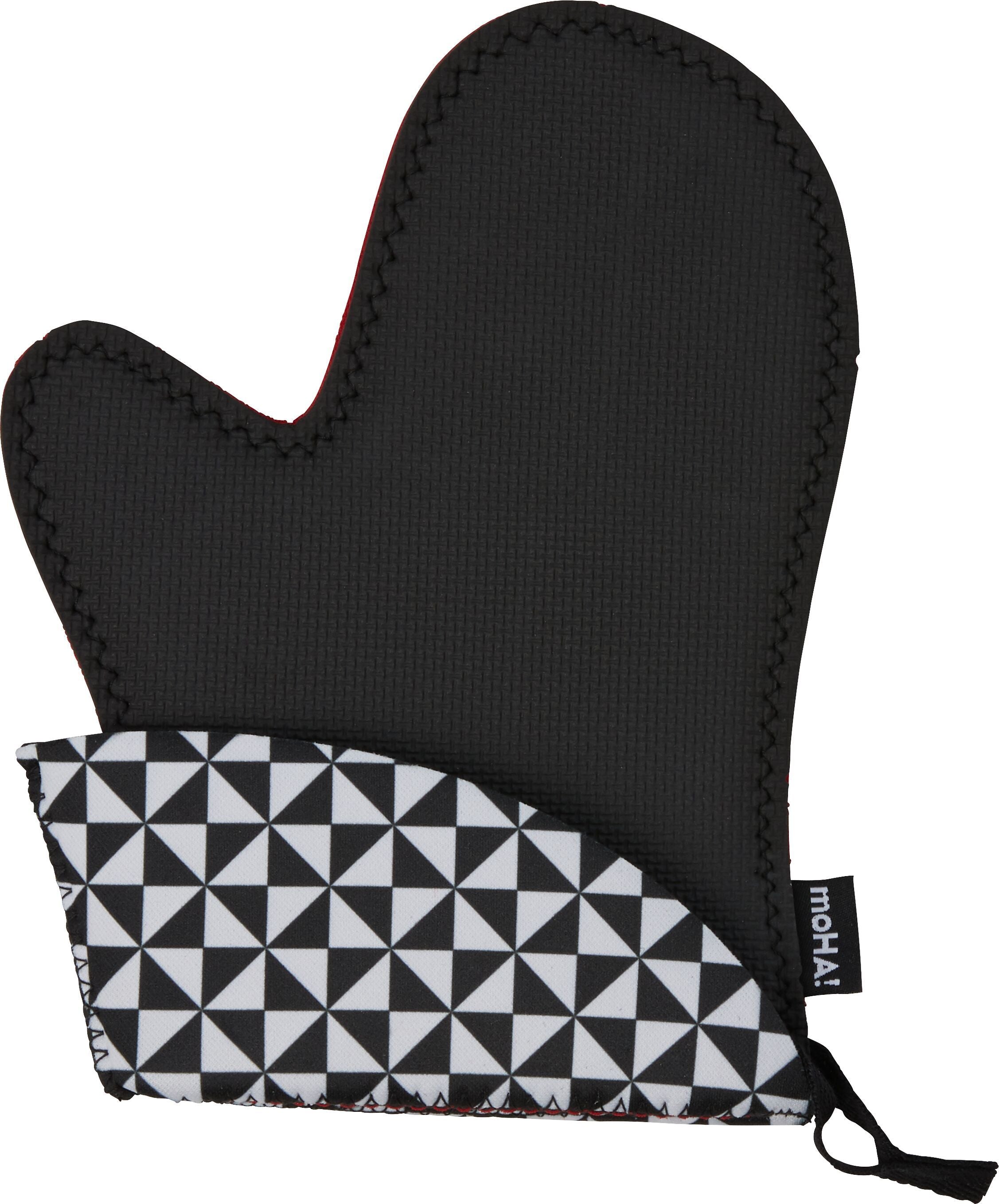 FIRE PROTECTOR Ofenhandschuh - Schwarz / B: 24.0 cm x H: 30.0 cm