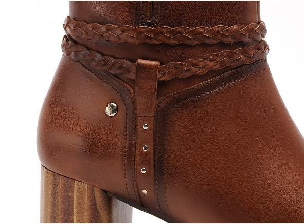 Pikolinos boots bottine talons femme w1z8521 marron