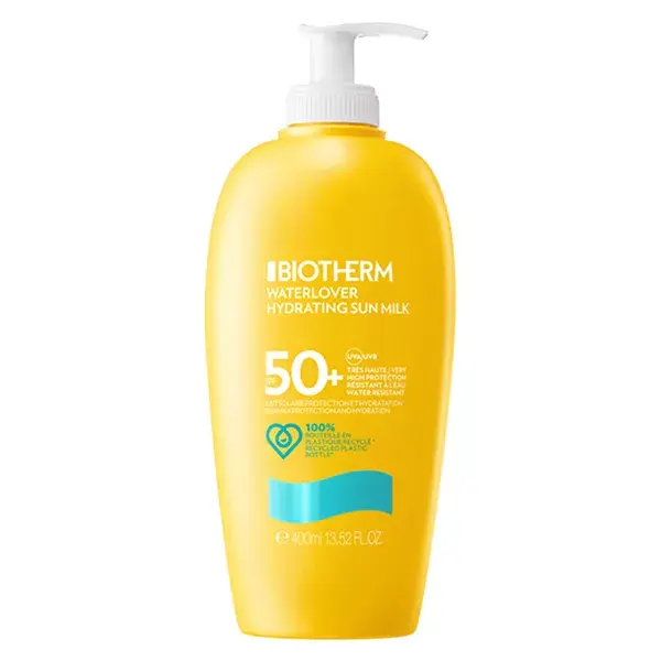 Loção Protetora Solar Biotherm Waterlover FPS 50+ 400ml