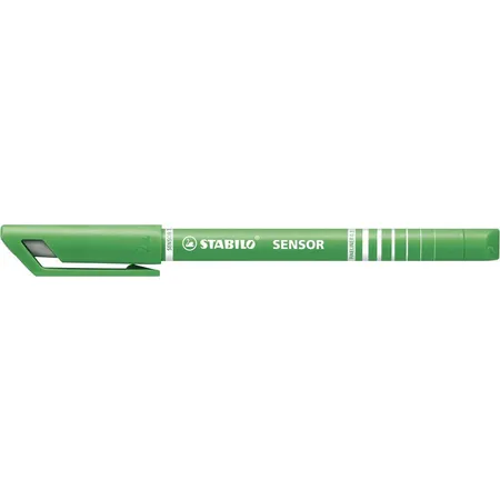 Fineliner mit gefederter Spitze - STABILO SENSOR F - fein - Einzelstift - grün