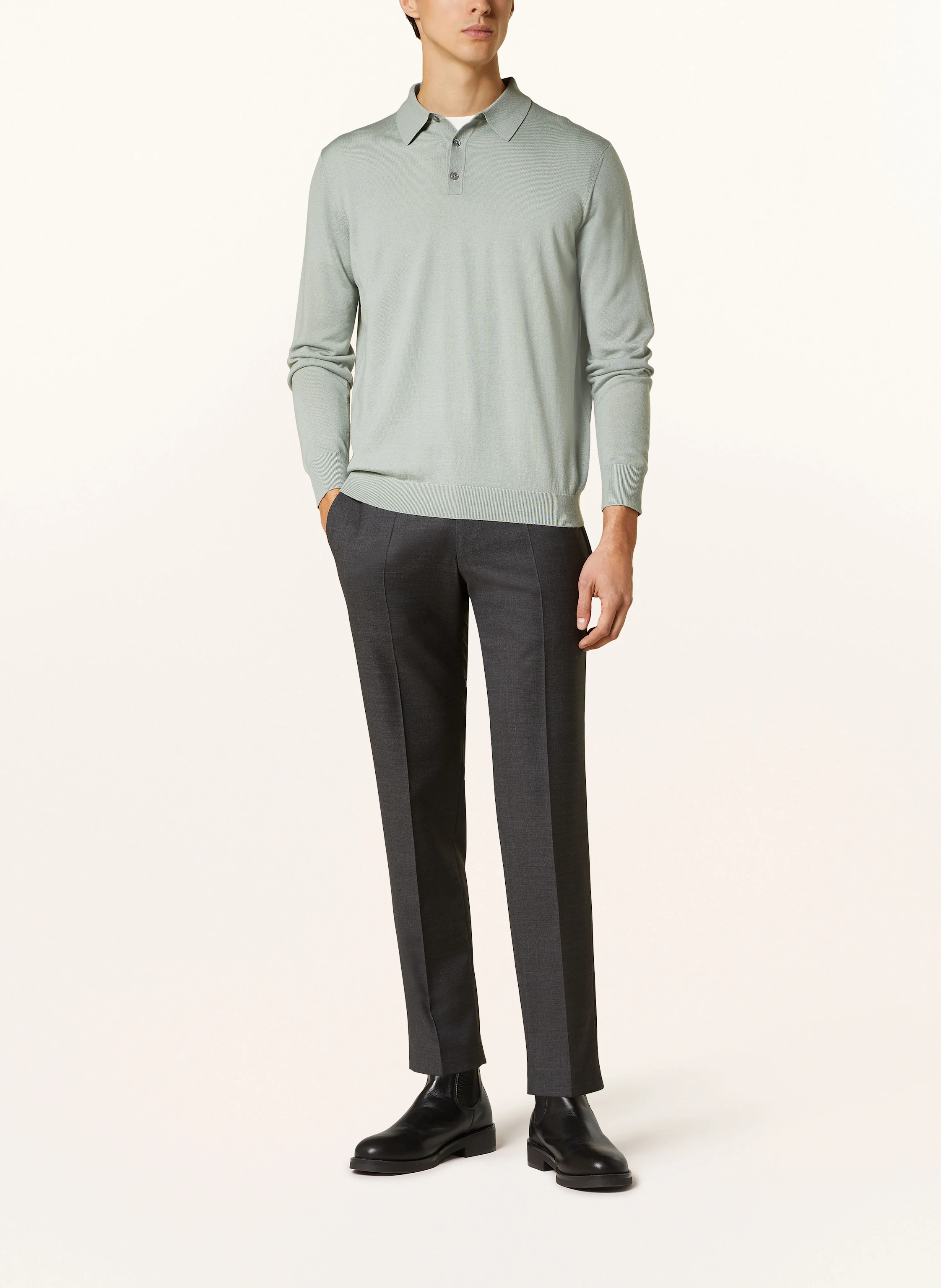 STROKESMAN'S Strick-Poloshirt