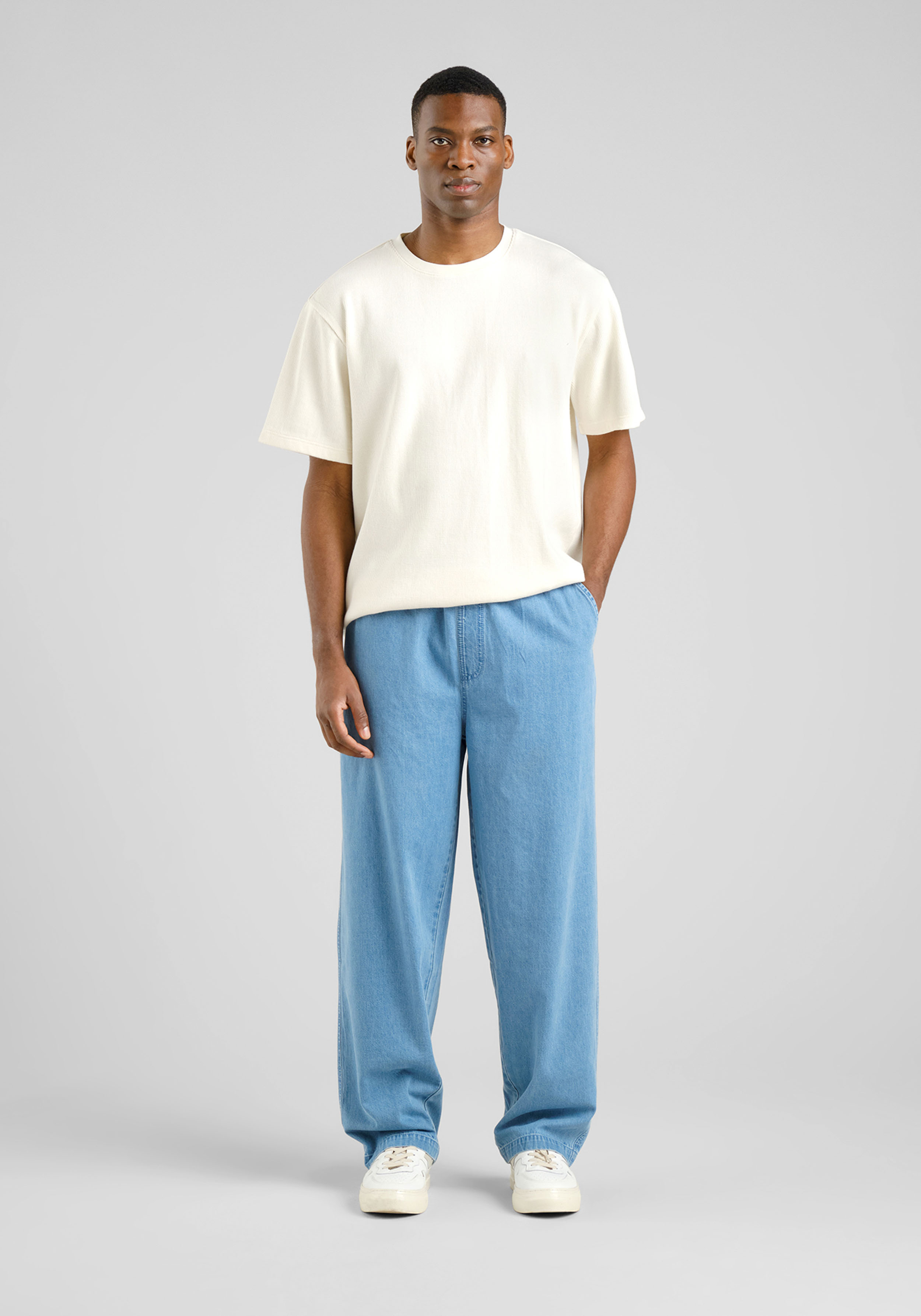 Dedicated Stoffhose Klitmoeller Demin Light Blue