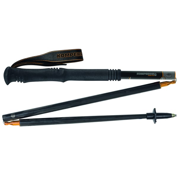 Bâton de randonnée KOMPERDELL CALIMA CARBON .FXP TRAIL FOLDABLE BLACK