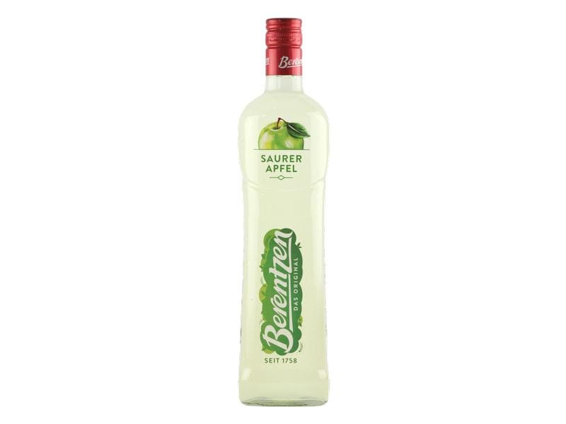 Berentzen Likör Saurer Apfel 0.7 l Hochwertiges Kornbrand-Destillat nach Originalrezeptur