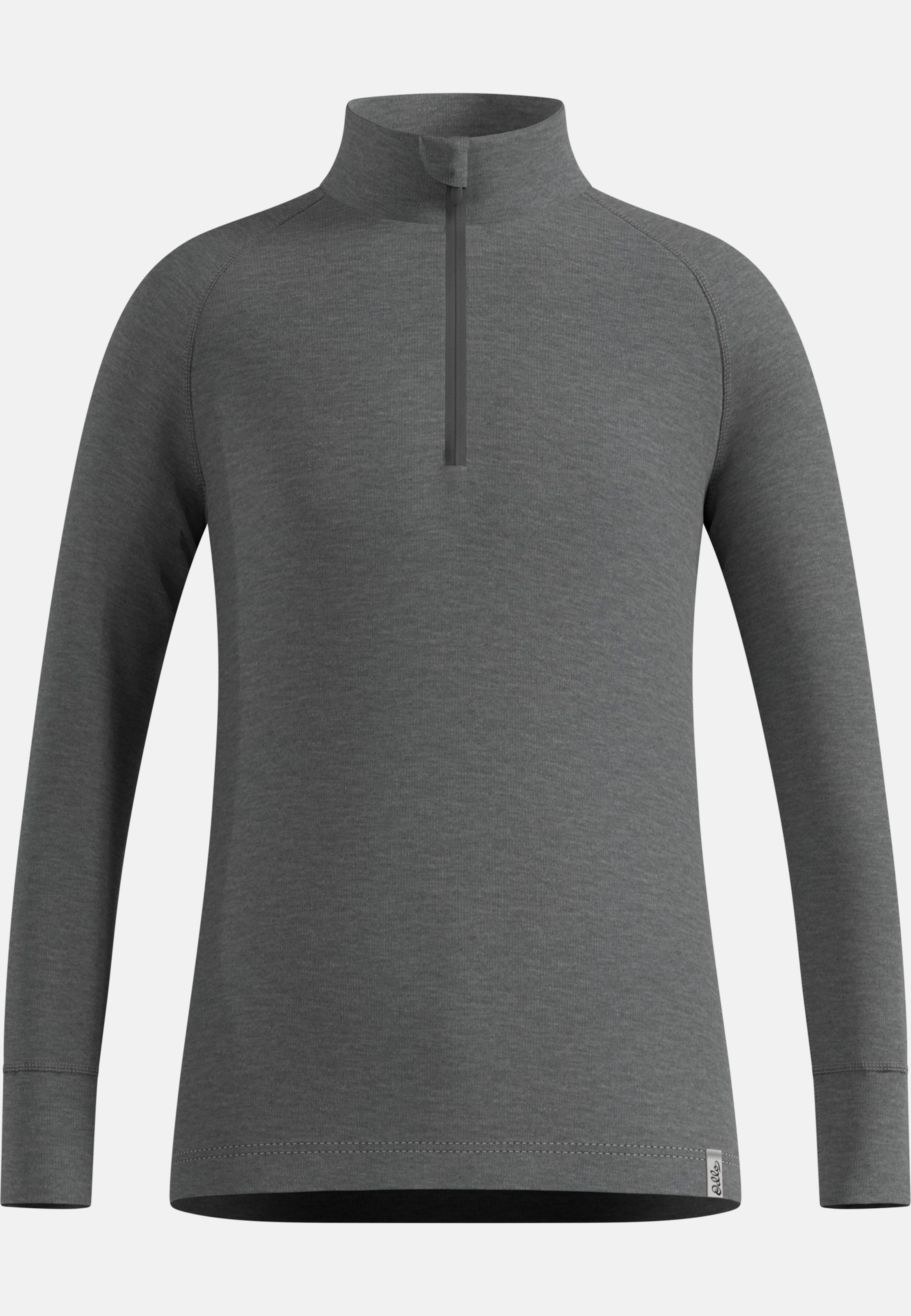 Active Warm Kids Oberteil in odlo steel grey melange