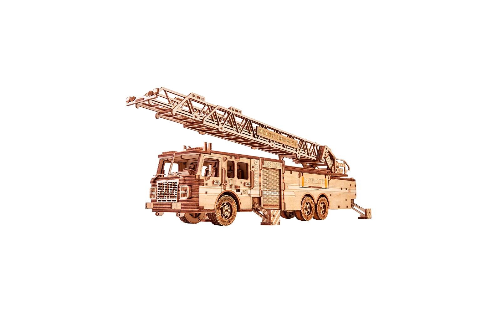 Bausatz FeuerwehrautoLöschfahrzeug 3D Bausatz aus Holz