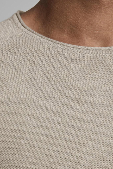 Jack & Jones ecru heren trui