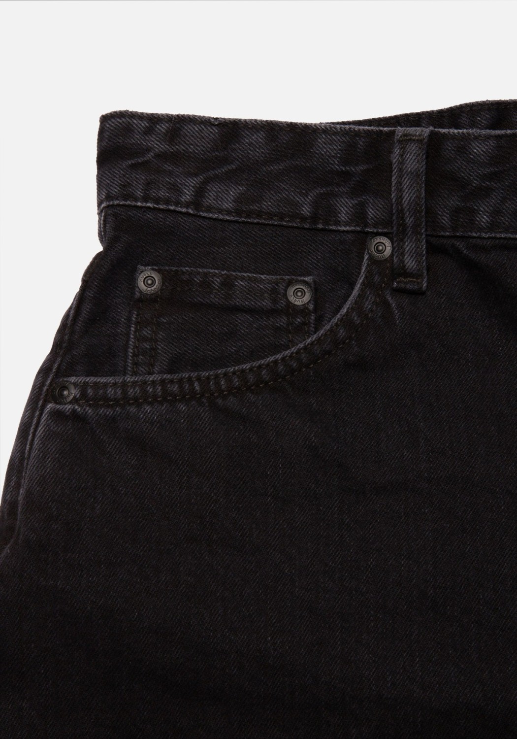 Nudie Jeans Jeans-Shorts Maeve Denim Shorts Smooth Black