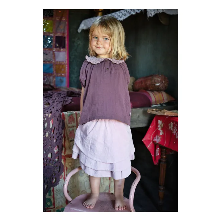 Lilinoa Blouse Charlotte | Aubergine